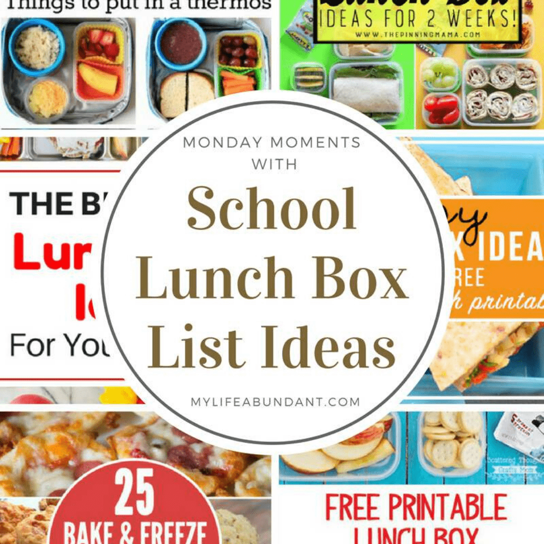 School Lunch Box Ideas