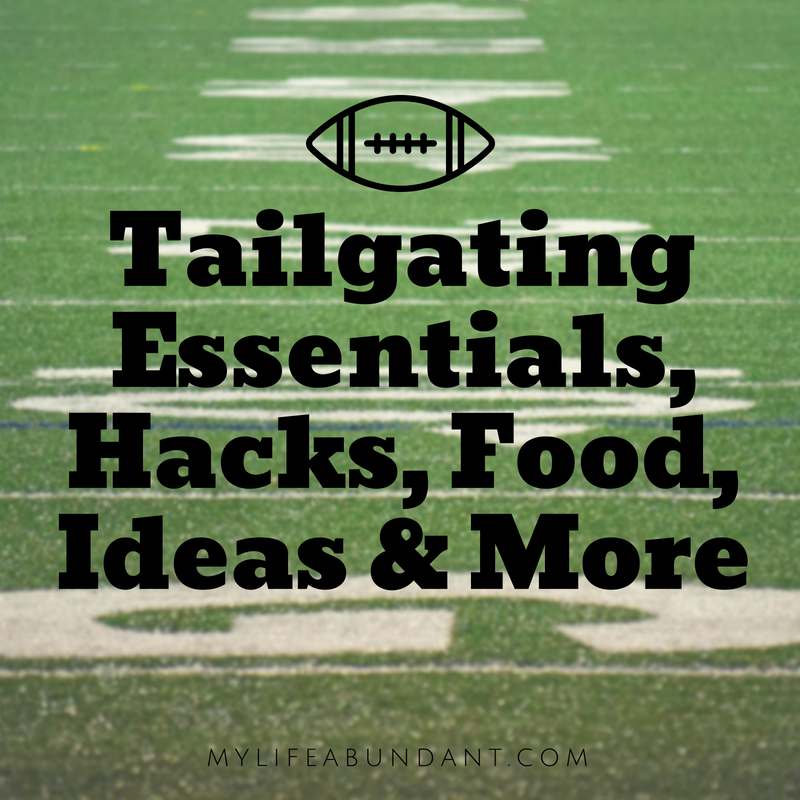 I have put together lists for tailgating essentials, hacks, food, ideas and so much more for you to prepare for this seasons tailgate parties.