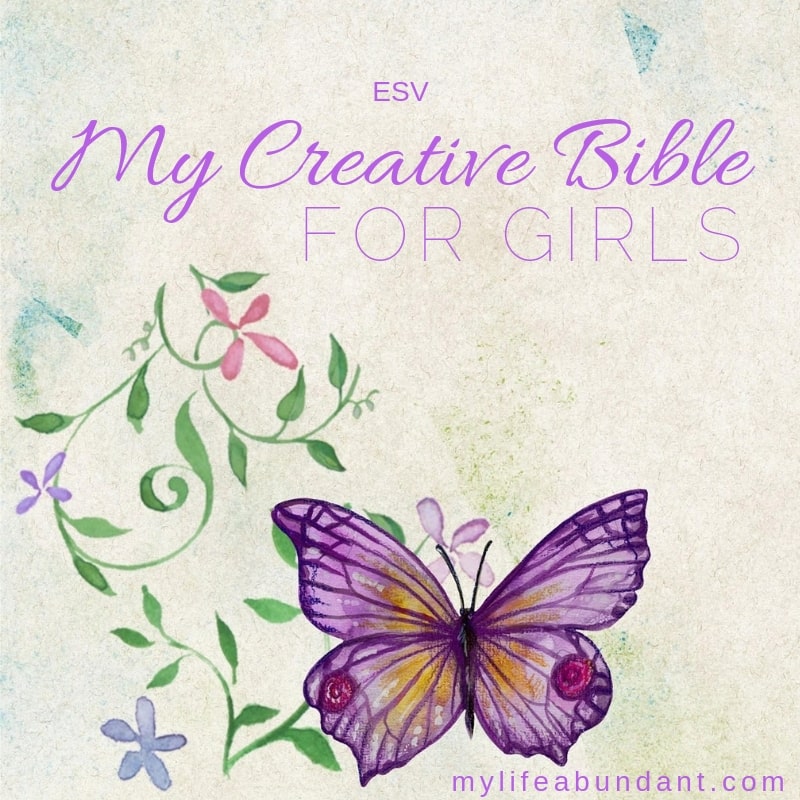 My Creative Bible for Girls is an illustrated journaling Bible, wonderfully designed to help young girls to grow closer to God through art and creativity.