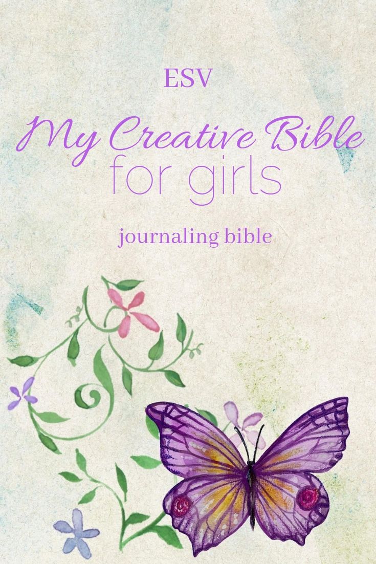 My Creative Bible for Girls is an illustrated journaling Bible, wonderfully designed to help young girls to grow closer to God through art and creativity.