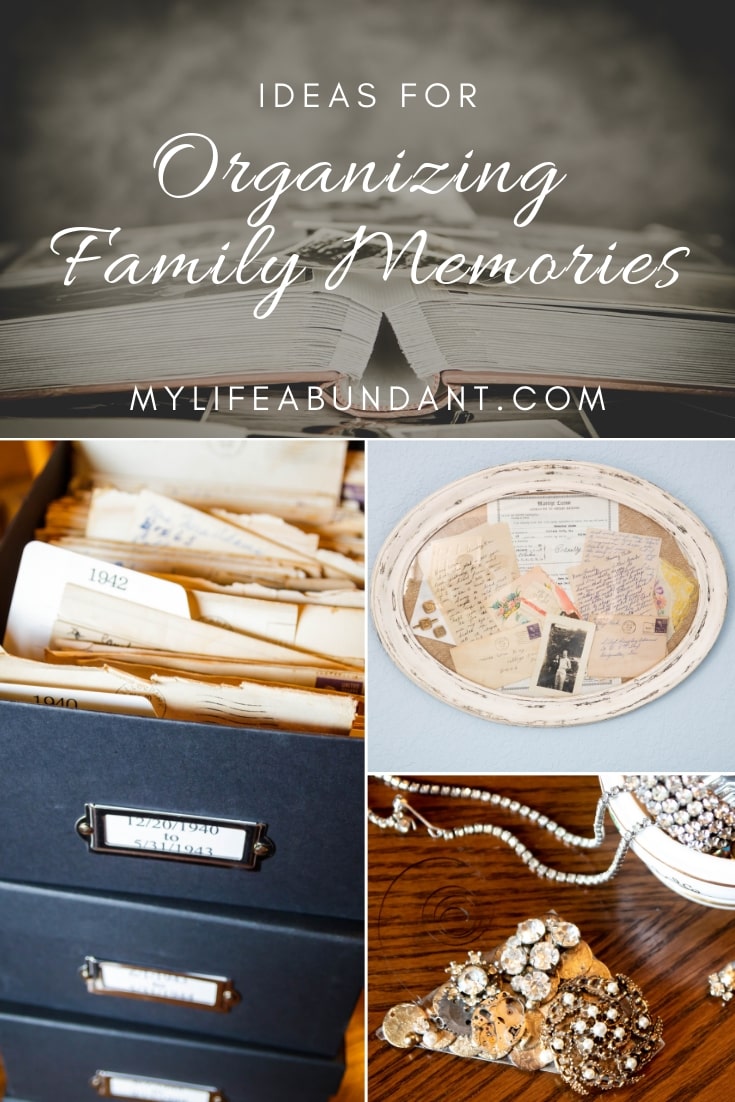 Ideas for organizing your family memories for the next generation to cherish and love. Spending just a little time organizing those family memories will allow you to get the most out of those family memories in years to come.