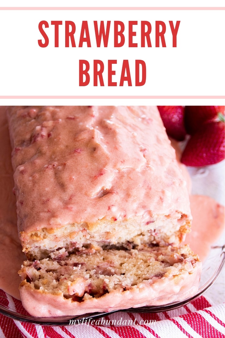 When strawberries are in season, try this quick strawberry bread recipe with a melt in your mouth glaze for the top.