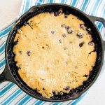 When it's blueberry season, Skillet Blueberry Cobbler is always on the menu. It's an easy dessert to serve with any meal, special occasion, or even entertaining.