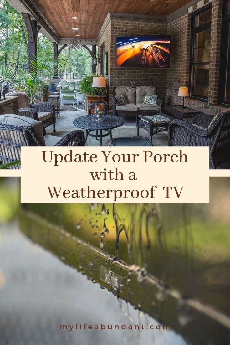 Enjoy outdoor fun with a SunBrite weatherproof tv.