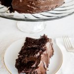 The most amazing, delicious, moist and oh so dark chocolaty homemade cake recipe you will ever make. If you love the taste of dark chocolate, you must try this recipe.
