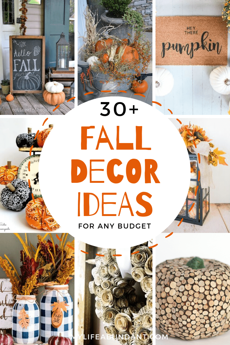 Budget Friendly Fall Decoration Ideas For Less Than $20 - Delicious And DIY