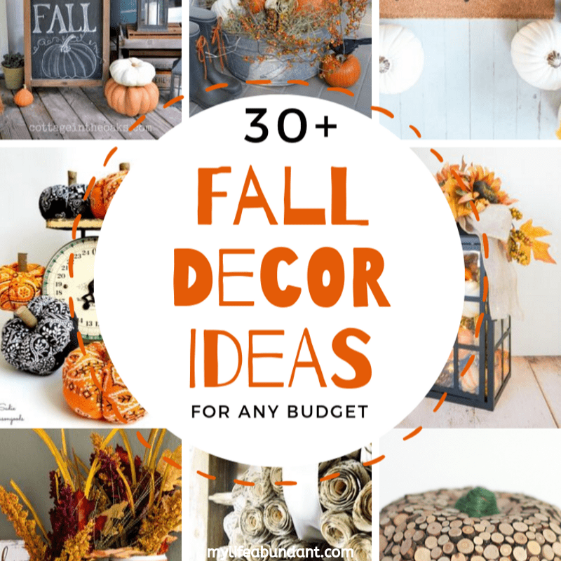 Adorable DIY Fall Decor Ideas - My Life Abundant