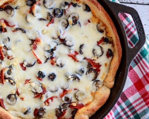 Cast Iron Skillet Pizza all'Amatriciana - DeLallo