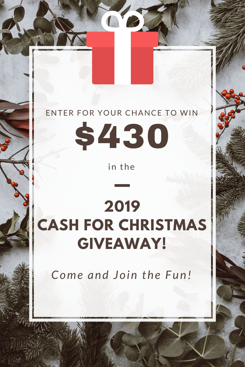 It's time for a Christmas giveaway! Enter for your chance to win $430 in gift cards from Amazon, Target, Walmart, or Kohls. There will be 5 winners in all! #giveaway #Christmas #holiday