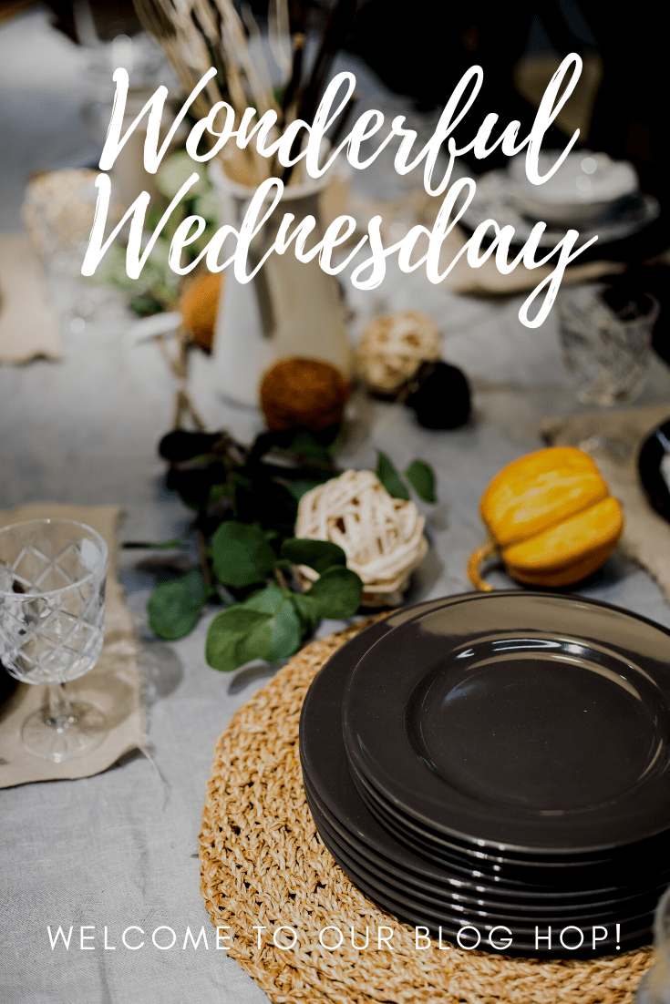 Welcome to the Wonderful Wednesday Blog Hop where we enjoy linking up posts about recipes, crafts, DIY, everyday life and more.  The party starts every Tuesday at 7:00 pm EST.  Come and join!! #wwbloghop 