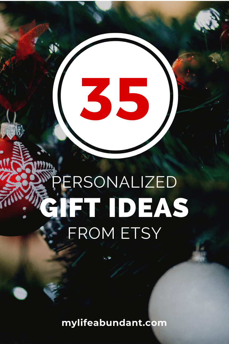 With a little help from Etsy, I have found so many different personalized gift ideas for everyone on my list.