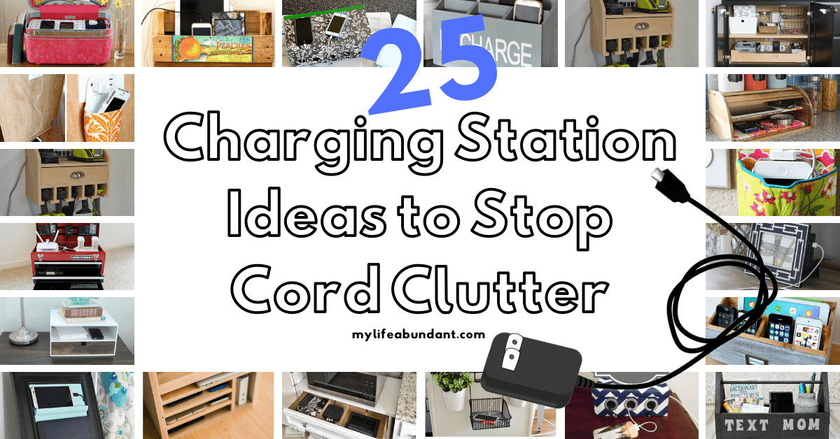 living room charging stations ideas