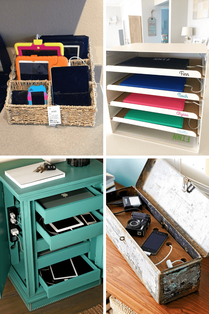 25 Charging Station Ideas To Stop Cord Clutter My Life Abundant