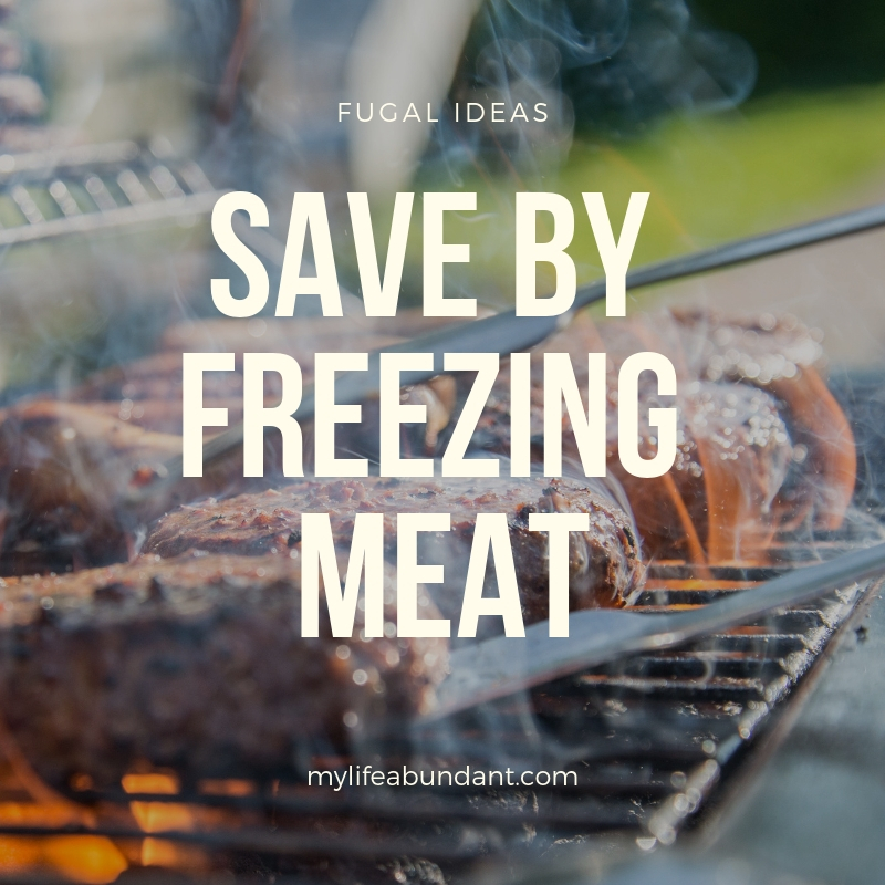 Freezing meat for the future will save you time and money. I’m sharing a few tips and tricks I use to save money storing meat.