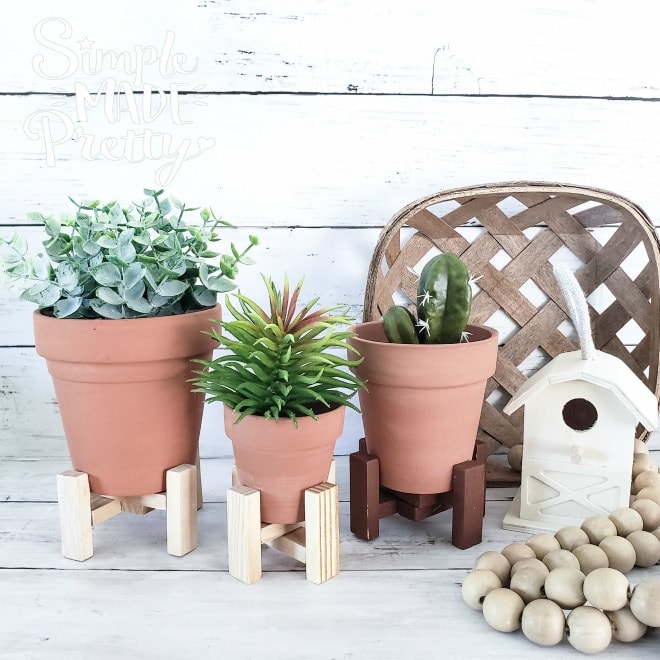 Enjoy thrifty DIY plant stands that will display your favorite plants and look great in your home.