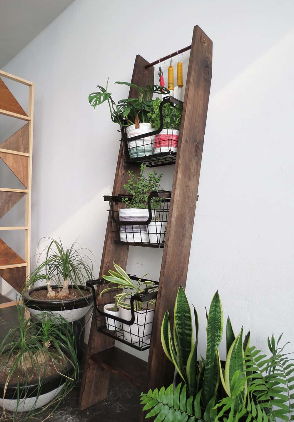 Enjoy thrifty DIY plant stands that will display your favorite plants and look great in your home.