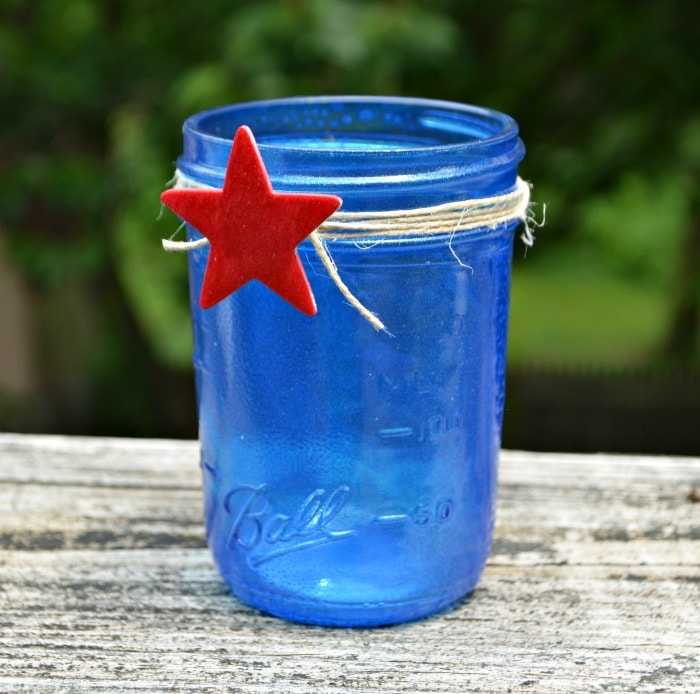 Patriotic Red, White & Blue Mason Jar Crafts - My Life Abundant