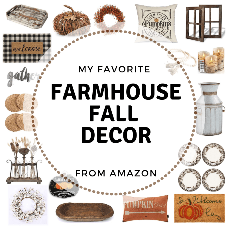 Fall is here and with just a few simple farmhouse fall ideas, you can turn your home into that warm and cozy fall feeling