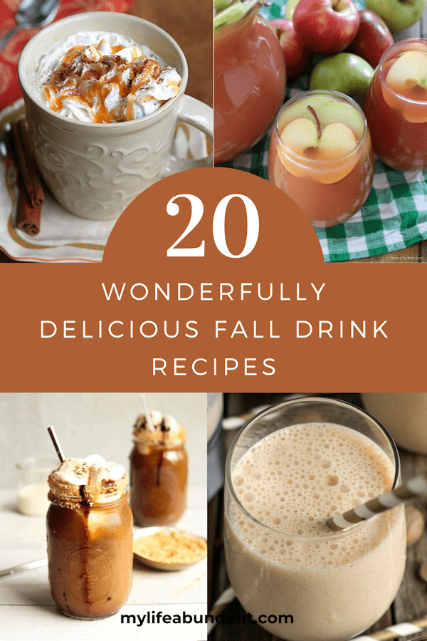 20 Wonderfully Delicious Fall Drink Recipes My Life Abundant