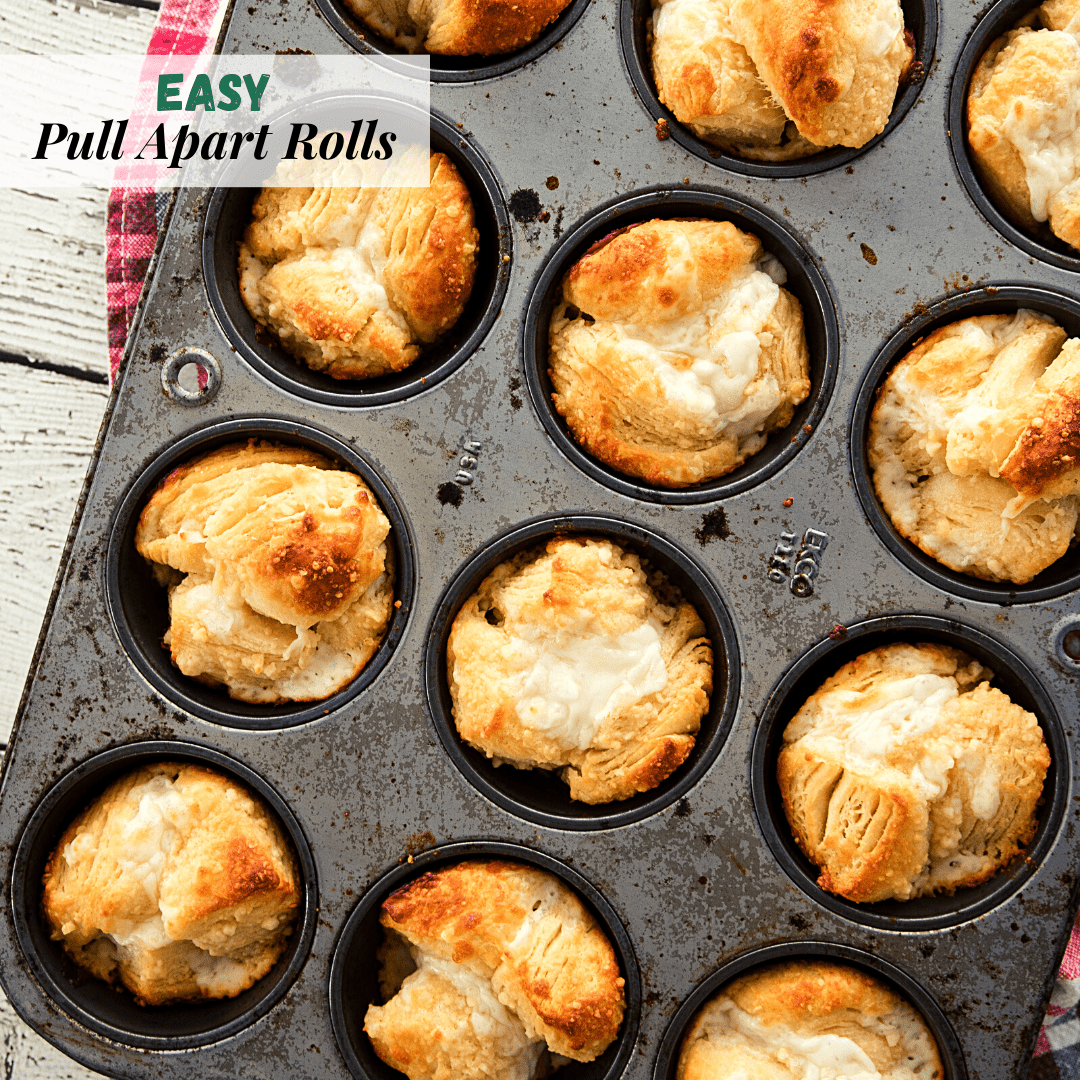 Super easy rolls to make for any addition to a meal. Buttery and cheesy goodness and what a great time saver.