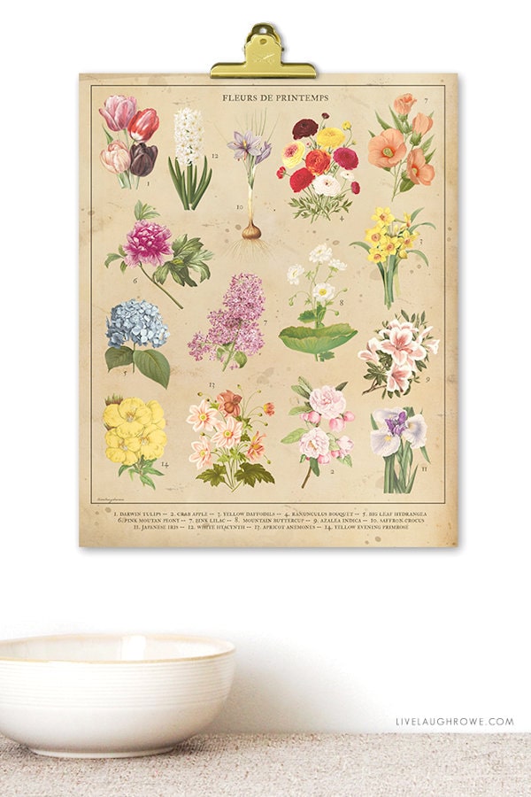 Spring Vintage Printables - My Life Abundant