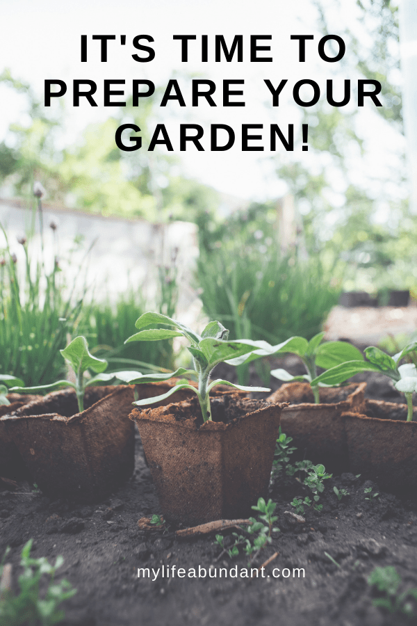 Let's get ready to garden. Whether its in the ground, containers or half an acre, we must prepare.