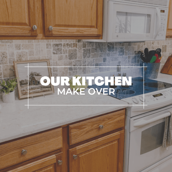 We took our 20-year-old kitchen and made just a few changes to bring it up to date to a more modern look.