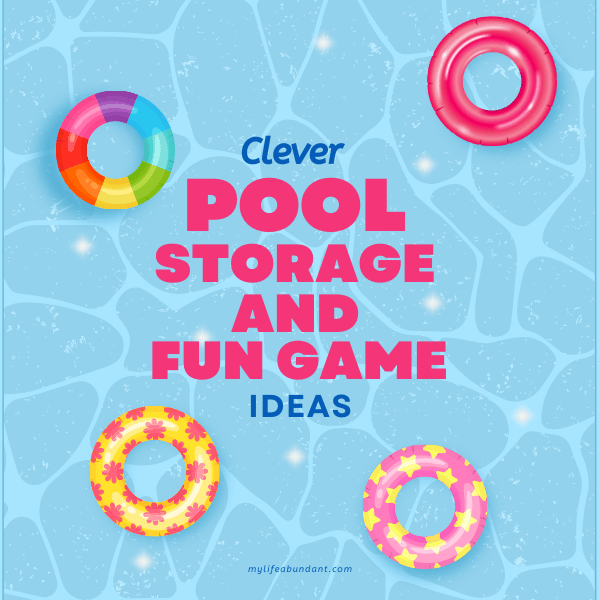 Get all your pool items stored away and have fun with these pool games. Several easy ideas to put together.