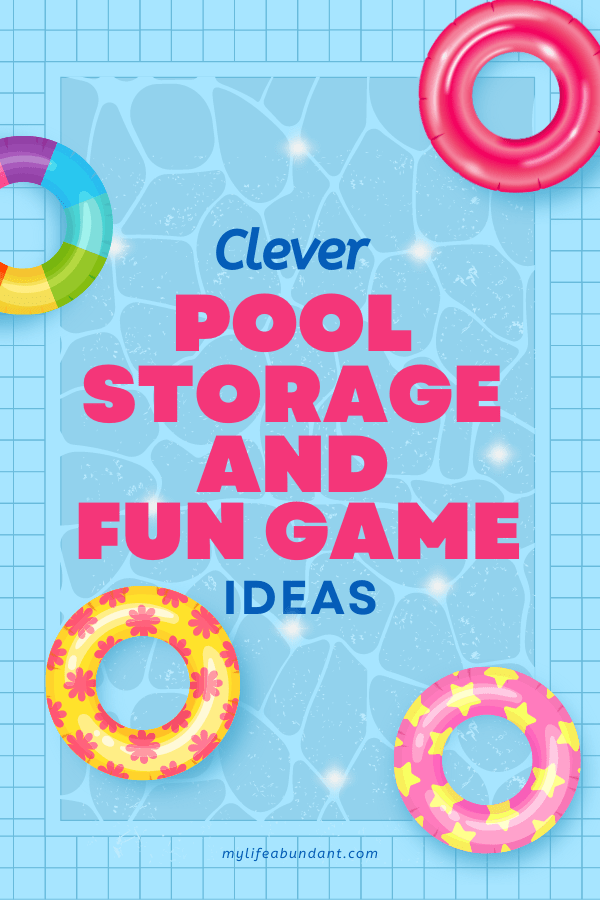 Get all your pool items stored away and have fun with these pool games. Several easy ideas to put together.