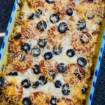 This easy crustless pizza recipe is the best easy-to-make low-carb dinner! It has all your favorite toppings, sauce, and cheese, minus the fuss.