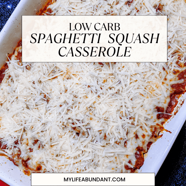 Looking for low-carb comfort food? This low-carb spaghetti squash casserole will fill that bill.