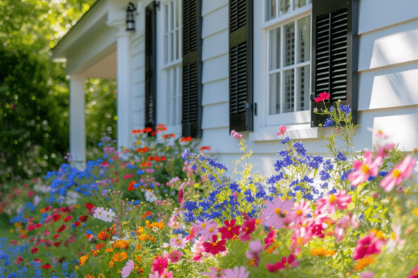 A garden isn't just a collection of plants. It can be a beautiful colorful canvas waiting to be painted with nature's vibrant palette.