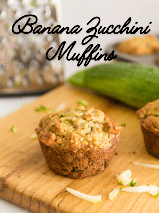 Banana Zucchini Muffins