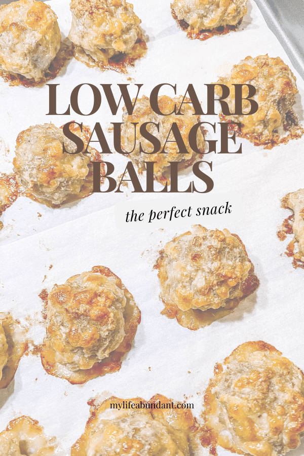 Low-carb sausage balls are a fantastic option when you're craving something savory but don't want to derail your diet.