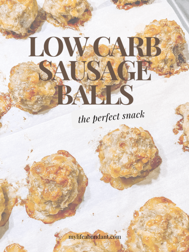 Low Carb Sausage Balls